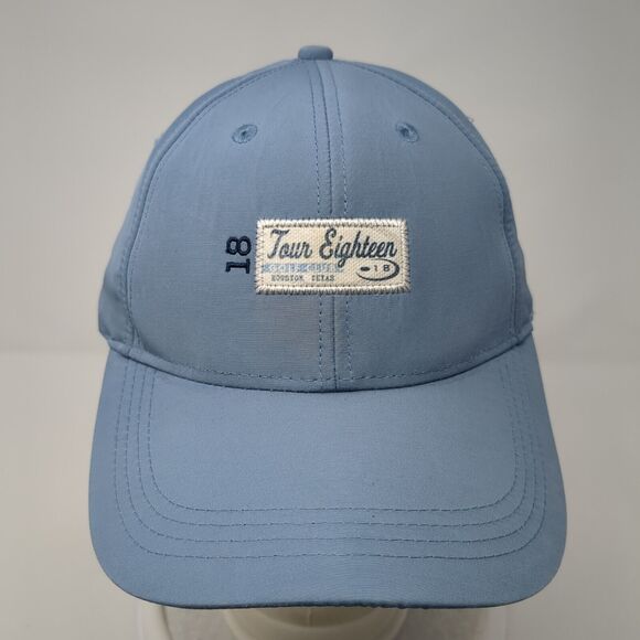Tour Eighteen Golf Club Boston Texas Strapback Hat Blue OS Classic Cut Ahead - Picture 2 of 9